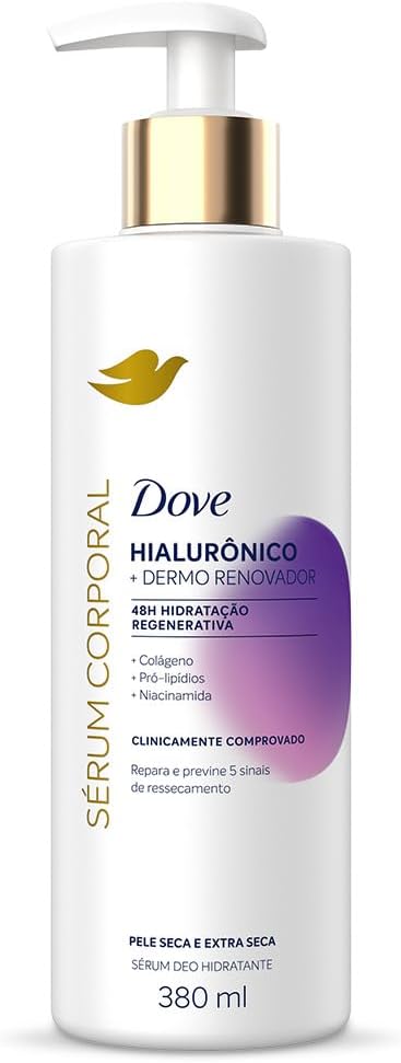 Dove Sérum Hidratante Corporal Hialurônico + Dermo Renovador 380ml