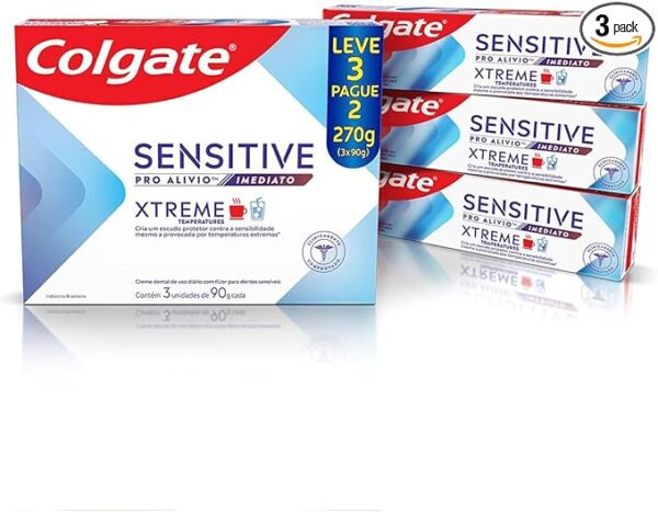 Colgate Creme dental Sensitive Pro Alívio Imediato Xtreme 3x90g
